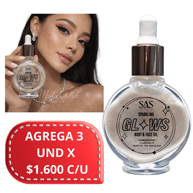 Iluminador Liquido en Gotario SAS Cosmetics - SHT003 - TONO 01 
