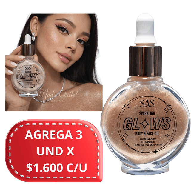 Iluminador Liquido en Gotario SAS Cosmetics - SHT003 - TONO 02
