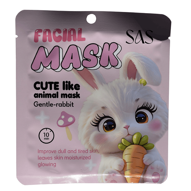 Mascarilla Facial SAS Cosmetics - SAH219-1 - GENTLE RABBIT