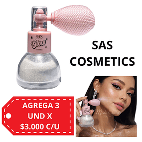Iluminador en Polvo SAS Cosmetic con Difusor - SLP002 - TONO 01