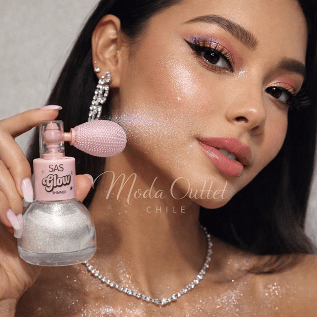 Iluminador en Polvo SAS Cosmetic con Difusor - SLP002 - TONO 03