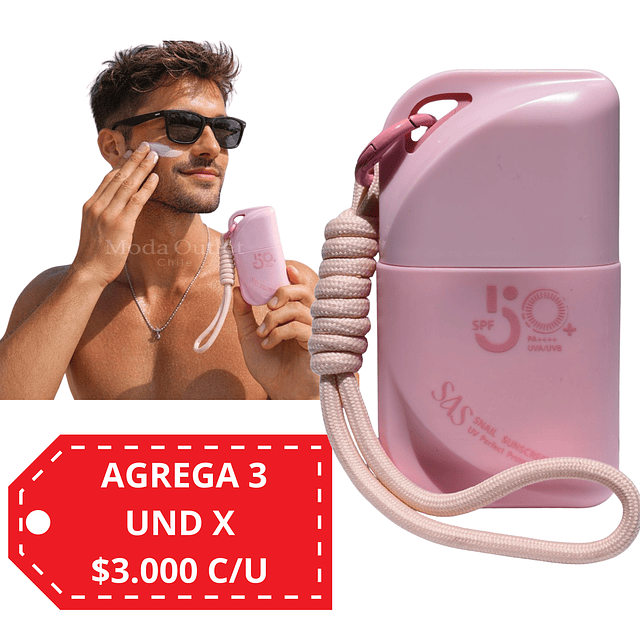 Protector Solar Colgante SAS Cosmetics 50 SPF - SAH220-3