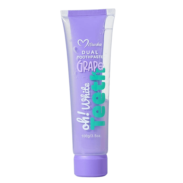 Pasta dental DUO Dientes Mas Blancos de Misucka - Grape