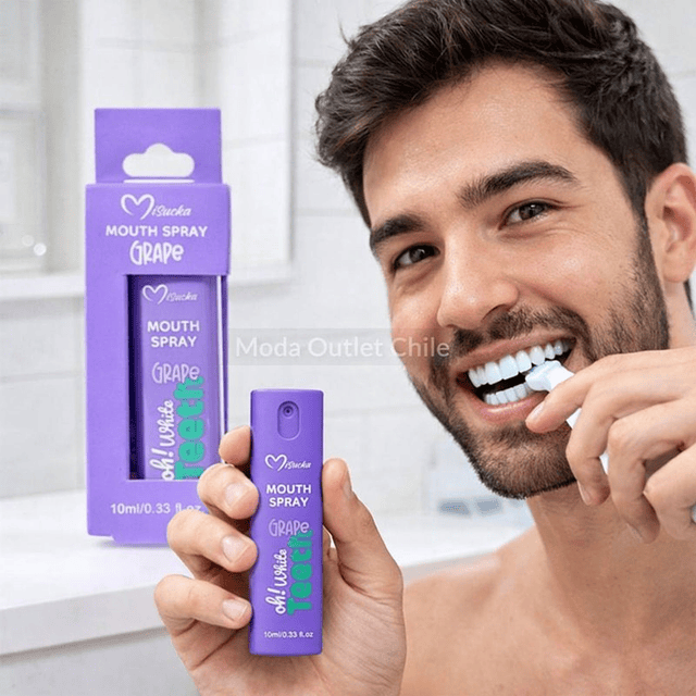 Spray Bucal White Teeth de Misucka 10 ml - Grape