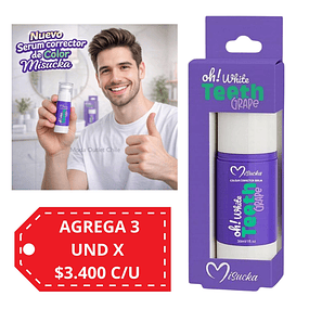 Serum blanqueador Dental White Teeth Misucka 30 ml - GRAPE