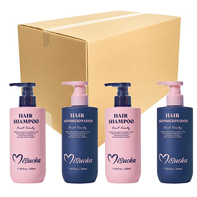 Caja de 12 Pack de Shampo y Acondicionador Fruit Candy Misucka 