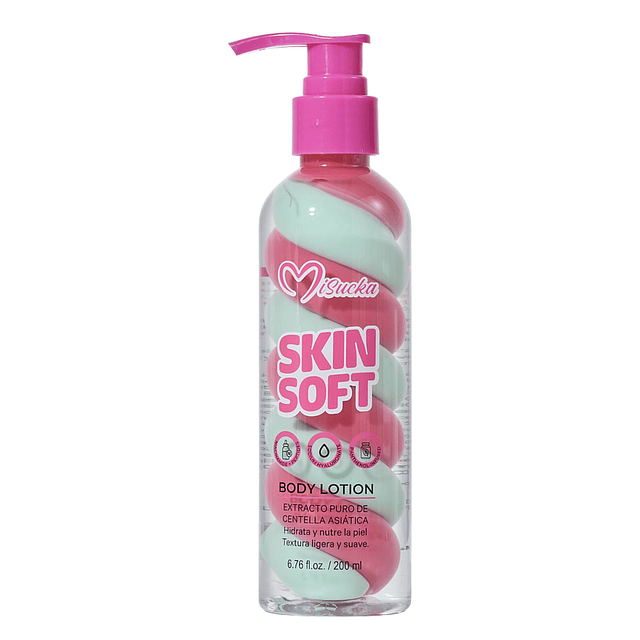 Locion Corporal SKIN SOFT de Misucka con Extracto de Centella Asiatica - 200ml
