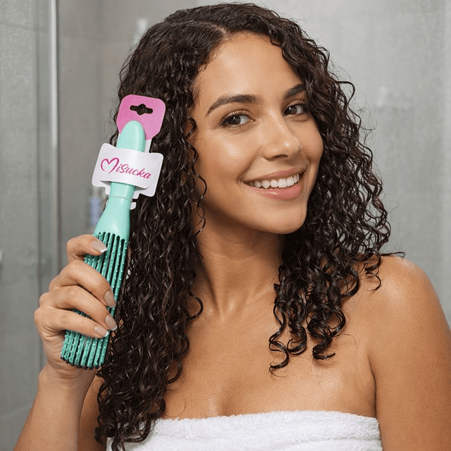 Cepillo para el Cabello Rizado / Curly Misucka Alta Calidad, Se Envian Colores Surtidos - AT15