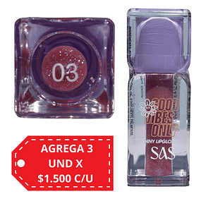 Brillo Labial SAS Cosmetics SAC214-A - TONO 03