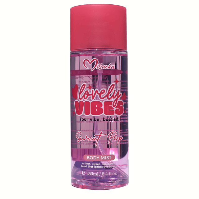 Body Mist Misucka Lovely Vibes 250 Ml - SWEET POP 
