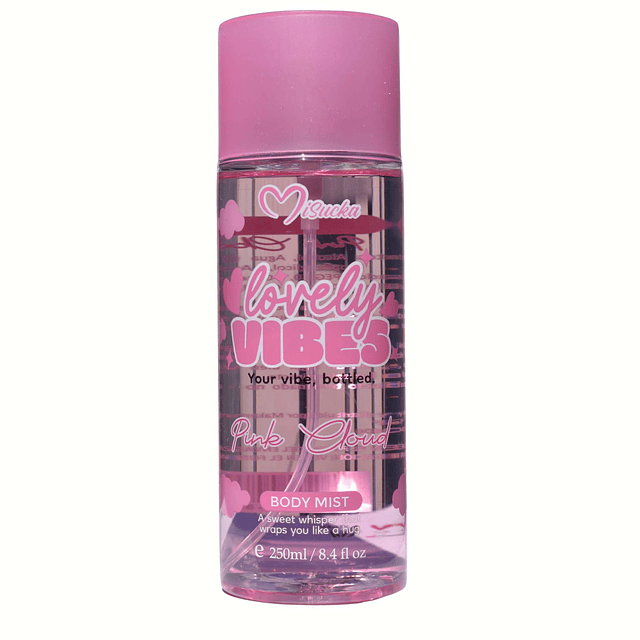 Body Mist Misucka Lovely Vibes 250 Ml - PINK CLOUD