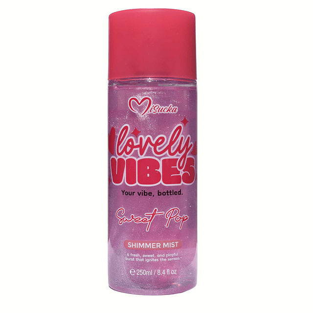 Body Mist Misucka Lovely Vibes Con Shimmer / Brillo  250 Ml  - SWEET POP 