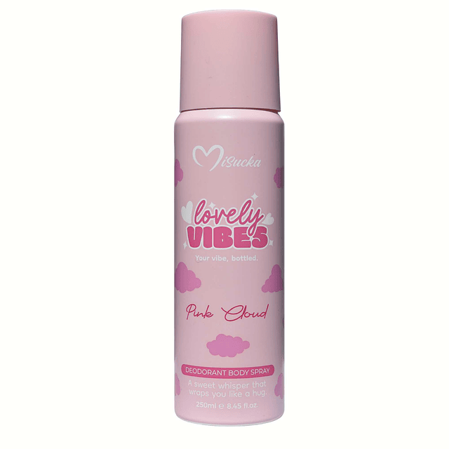 Body splash Desodrante de Misucka Lovely Vibes 250 Ml  - PINK CLOUD