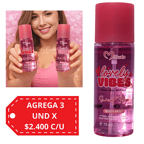 Body Mist Lovely Vibes de Misucka 75 Ml - SWEET POP