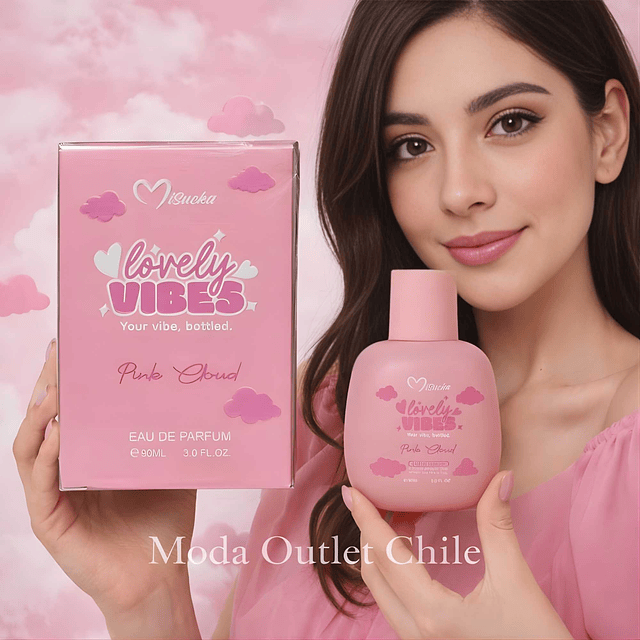 Perfume EAU DE PARFUM Lovely Vibes de Misucka 90 ML - PINK CLOUD