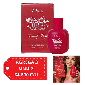 Perfume EAU DE PARFUM Lovely Vibes de Misucka 90 ML - SWEET POP