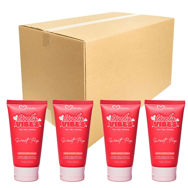 Caja de 12 Loción Corporal Lovely Vibes de Misucka 75 Ml - SWEET POP