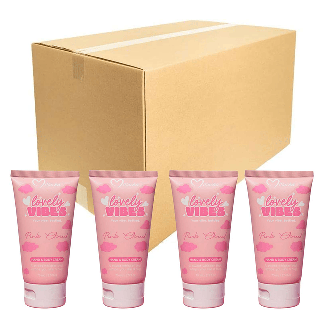 Caja de 12 Locion Corporal Lovely Vibes de Misucka 75 Ml - PINK CLOUD