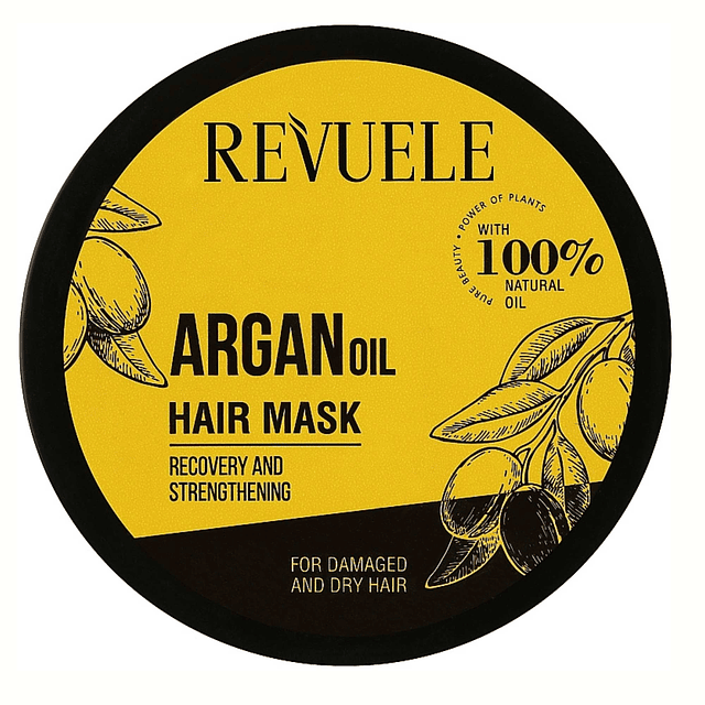 Mascarilla capilar Argan Oil Revuele - 360ml 