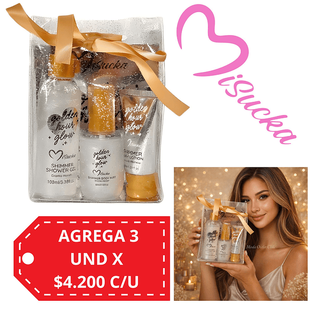 Set Trio Golden Hour Glow Misucka - Aroma Drama Heiress