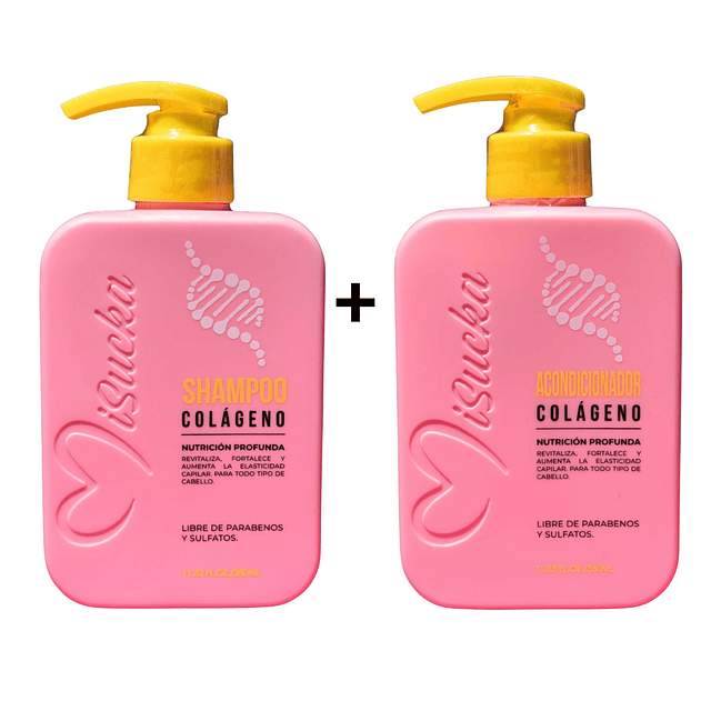 Pack Shampoo y Acondicionador MiSucka de Colageno
