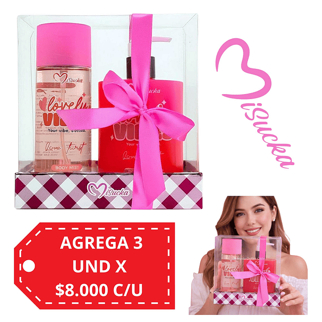 Pack Duo Body Mist y Crema Corporal de Misucka - Love Turist