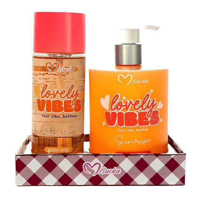 Pack Duo Body Mist y Crema Corporal de Misucka - Sunrise