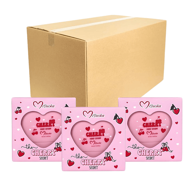 Caja de 24 Crema para Manos The Cherry Secret Misucka - 50 ML