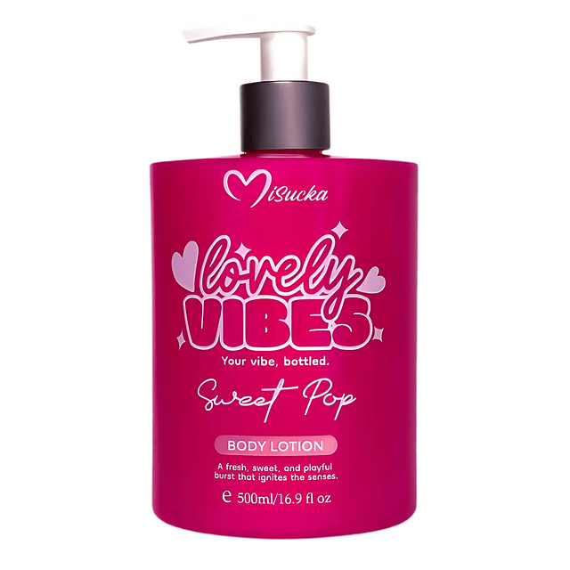 Caja de 12 Crema Corporal Lovely Vibes Sweer Pop Misucka - 500 ML