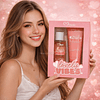 Caja de 12 Pack Duo Fragancia + Crema Corporal Lovely Vibes Sunset Glow - Misucka 