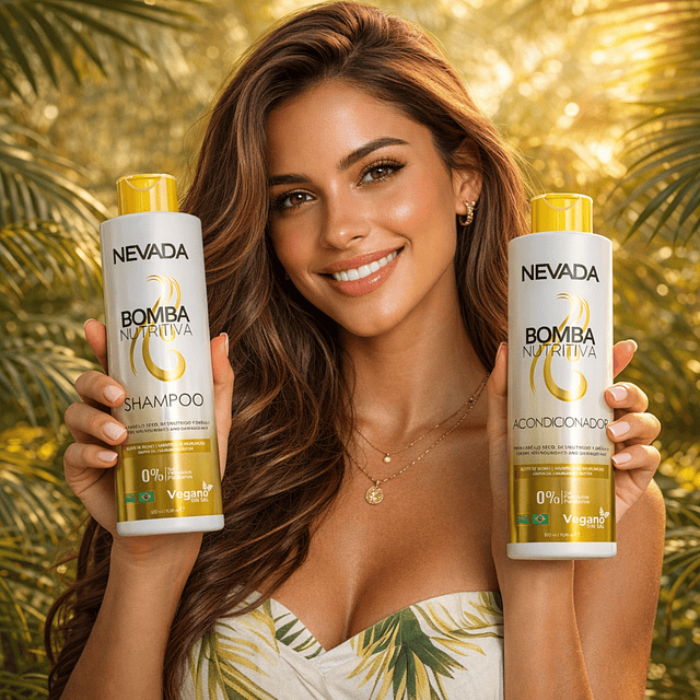 Pack Shampo y Acondicionador NEVADA Bomba Nutritiva - 500 Ml