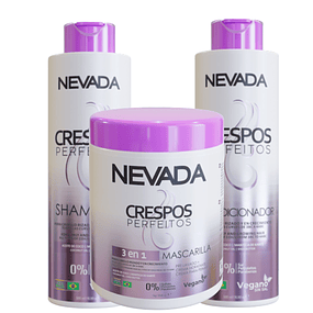 Tripack Shampo, Acond, Mascarilla NEVADA -  Crespos Perfectos