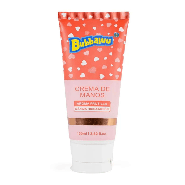 Crema de Manos Bubbaluu 100 Ml - Aroma Frutilla 
