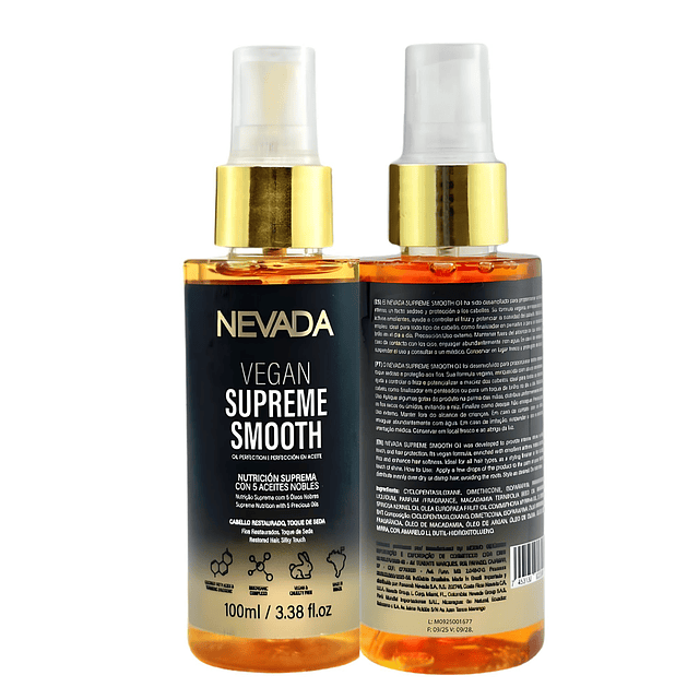 Aceite Capilar Nutricion Extrema NEVADA - 100 ML Supreme Smooth 