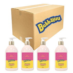 Caja de 12 Lociones Corporales Bubbaluu 500 Ml - FT-1812 - AROMA TUTTI FRUTTI 