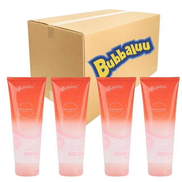 Caja de 12 Exfoliantes Removedores de Impurezas Bubbaluu - FT-1865 - AROMA FRUTILLA