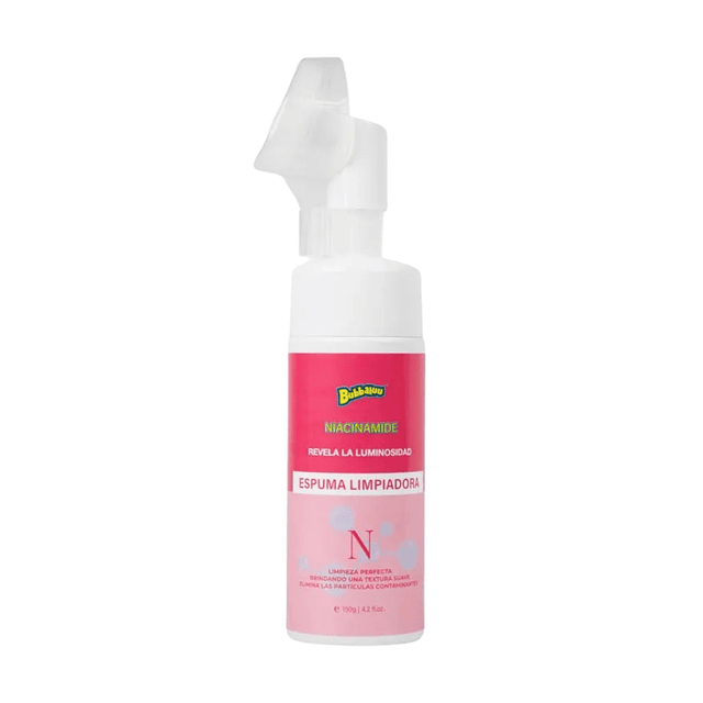 Espuma Limpiadora Facial Con Niacinamide Bubbaluu - 150 g 