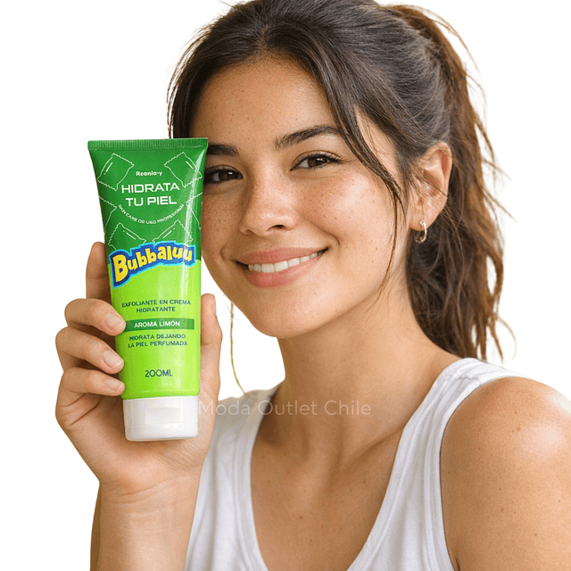 Caja de 12 Exfoliante en Crema Hidratante Bubbaluu - FT-1824 - AROMA LIMON - 200 ml