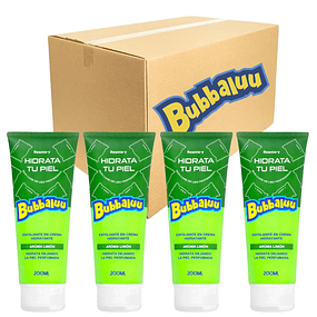 Caja de 12 Exfoliante en Crema Hidratante Bubbaluu - FT-1824 - AROMA LIMON - 200 ml
