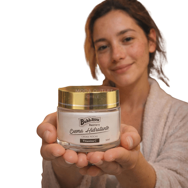 Crema Hidratante Facial Bubbaluu Vitamina C – Crema de Noche – 50 ml