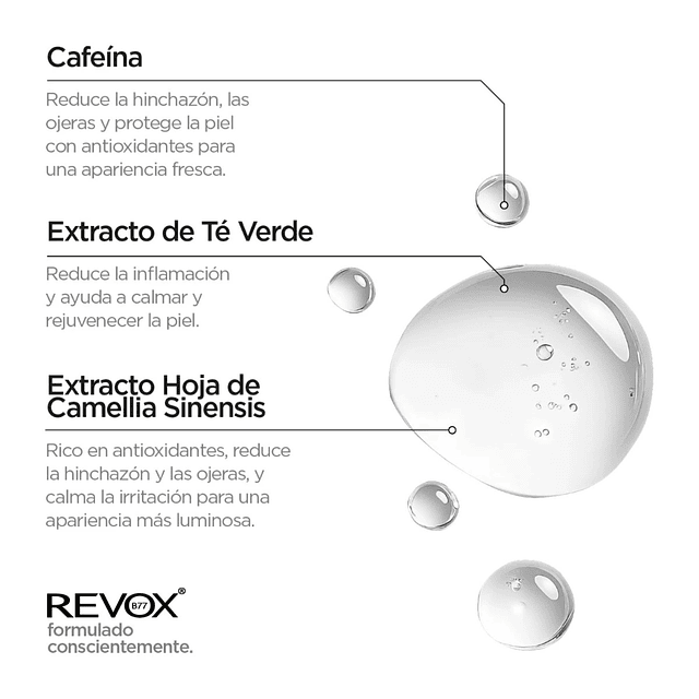 Serum Contorno de Ojos Revox B77 Just Caffeine 5% – 30 ml