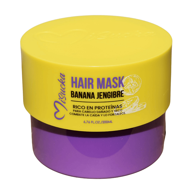 Mascarilla Capilar Banana Jengibre Misucka - 200 ML