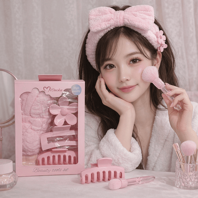 Set de Pinches y Cintillo de Alta Calidad Misucka, Se Envían Colores Surtidos 