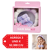 Set Spa Misucka - Diadema Acolchada + Muñequeras para Skincare, Se Envían Colores Surtidos