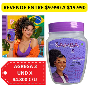 Gelatina Capilar Samba 1 Kilo - Super Definicion 