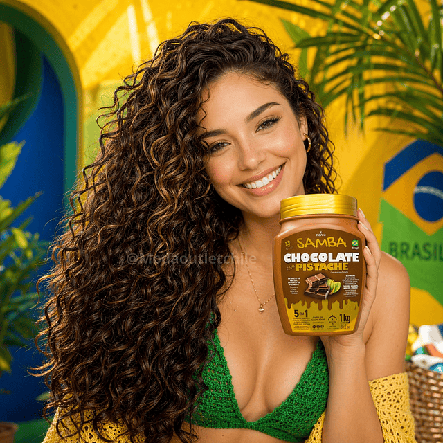 Mascarilla Capilar 5 en 1 Samba 1 Kilo - Chocolate Pistacho 
