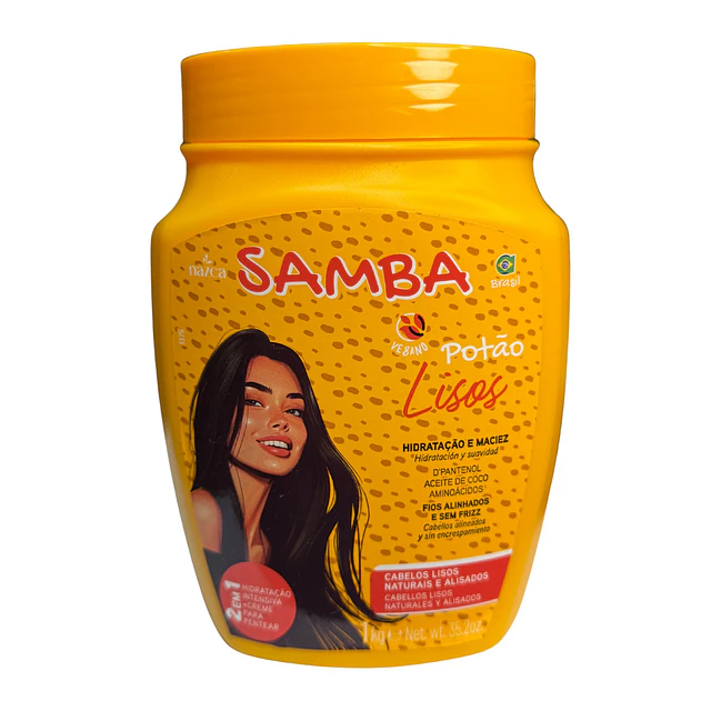Mascarilla Capilar 2 en 1 Samba 1 Kilo - Lisos 