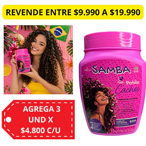 Mascarilla Capilar 2 en 1 Samba 1 Kilo - CACHOS 