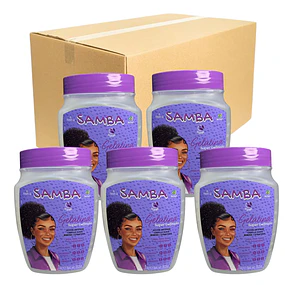 Caja de 6 Gelatina Capilar Samba 1 Kilo - Super Definición 