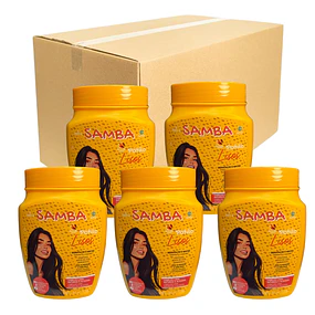 Caja de 6 mascarillas Capilares 2 en 1 Samba 1 Kilo - LISOS